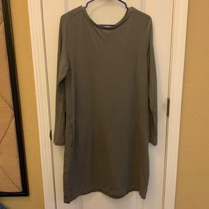 J. Jill Purejill Long Sleeve Size M- Tall Pocketed Dress